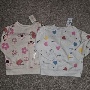 Garanimals Cream and Gray Kids Sweatshirts with Fun Designs